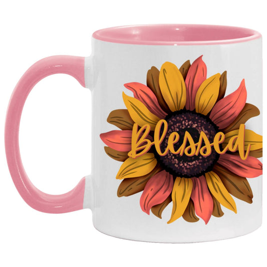 Blessed | Sunflower | 11 oz. Accent Mug