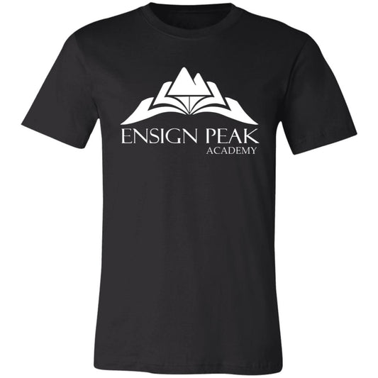 Unisex Jersey Short-Sleeve T-Shirt | Ensign Peak Academy | Black on White