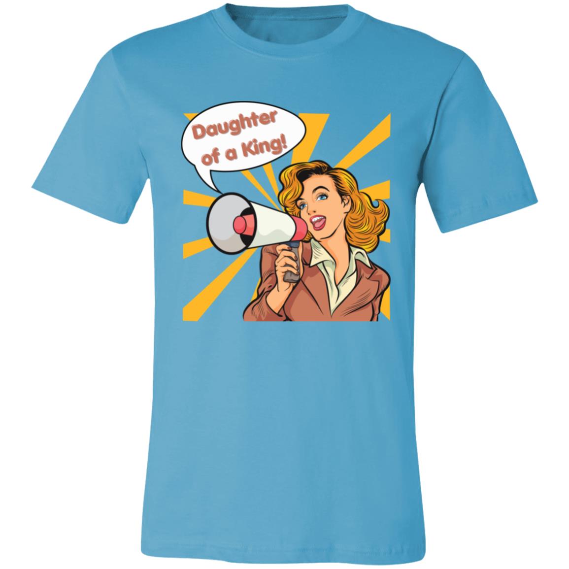 Daughter of a King | Pop Art | Faith Gear | Jersey Short-Sleeve T-Shirt