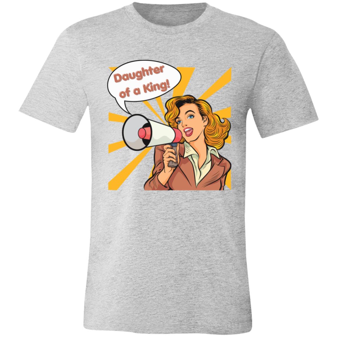 Daughter of a King | Pop Art | Faith Gear | Jersey Short-Sleeve T-Shirt