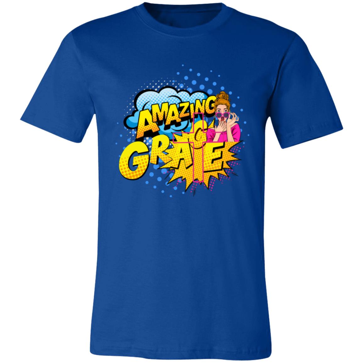 Amazing Grace | Faith | Pop Art | Jersey Short-Sleeve T-Shirt