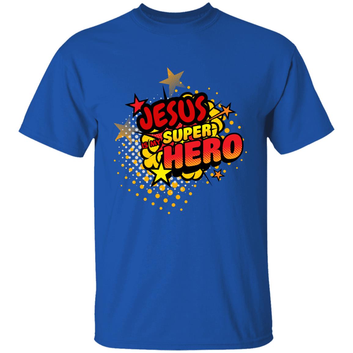 Jesus is my Super Hero | Youth 100% Cotton T-Shirt