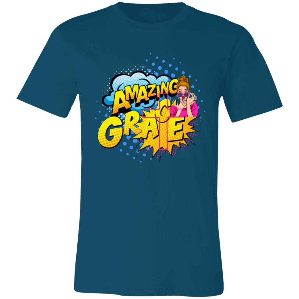 Amazing Grace | Faith | Pop Art | Jersey Short-Sleeve T-Shirt