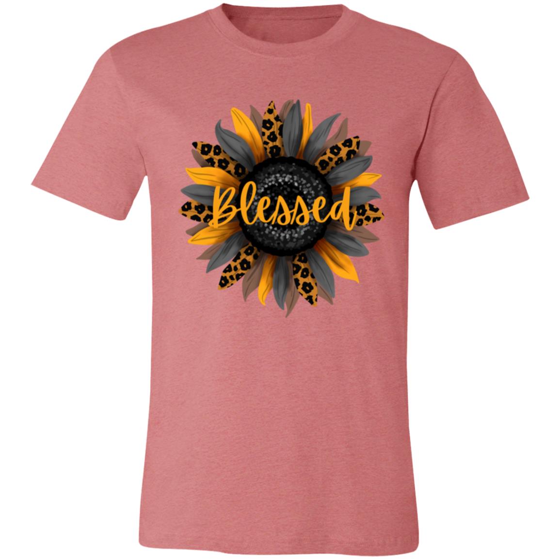 Blessed | Sunflower | Jersey Short-Sleeve T-Shirt