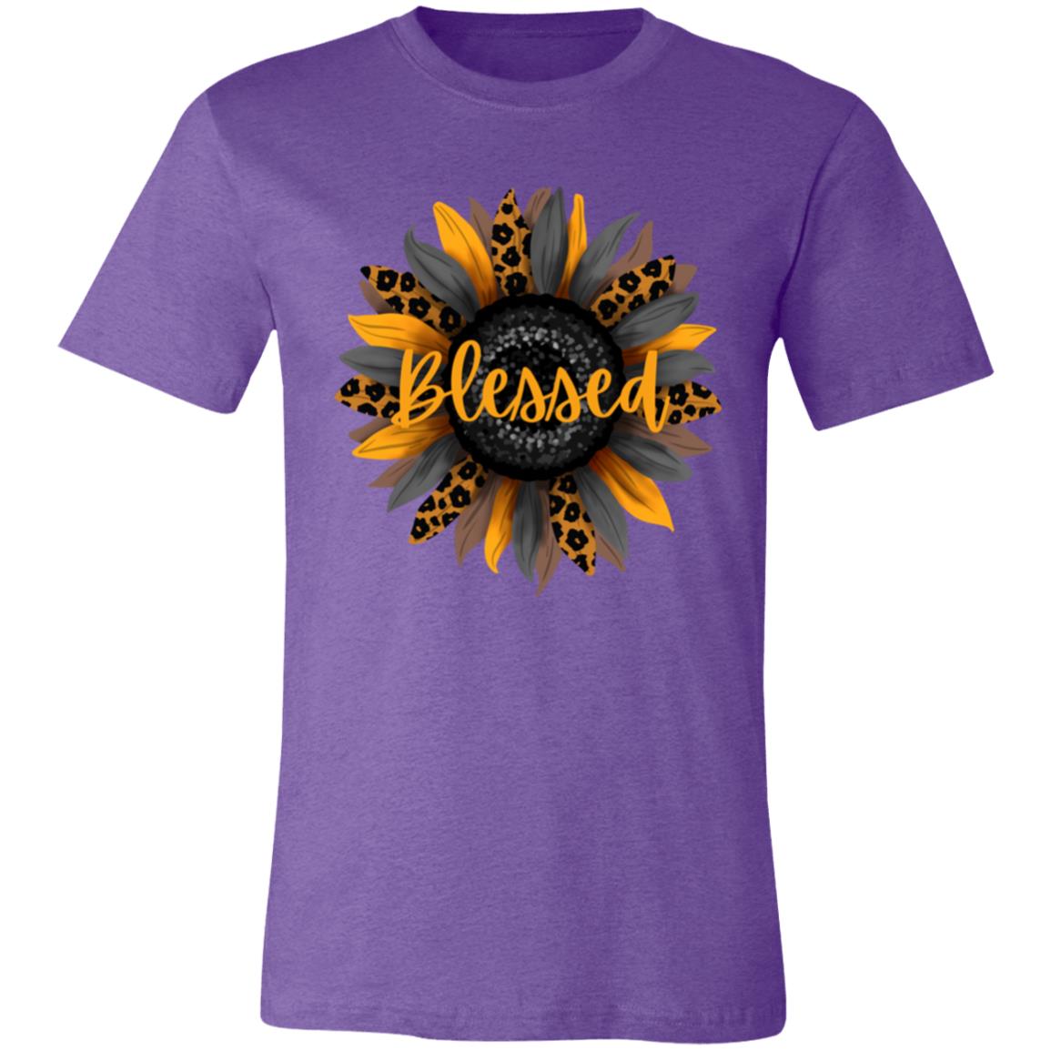 Blessed | Sunflower | Jersey Short-Sleeve T-Shirt