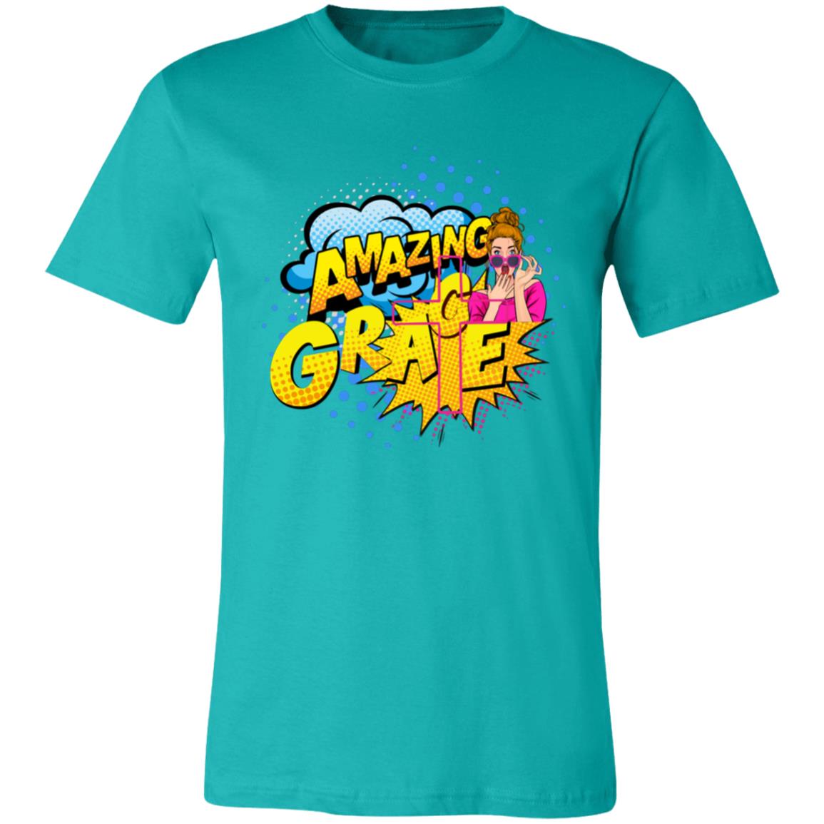 Amazing Grace | Faith | Pop Art | Jersey Short-Sleeve T-Shirt