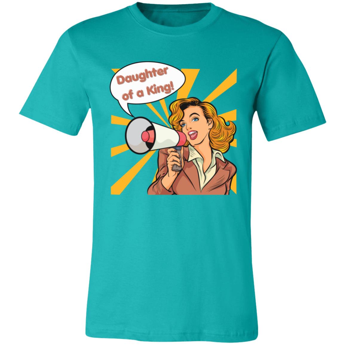 Daughter of a King | Pop Art | Faith Gear | Jersey Short-Sleeve T-Shirt