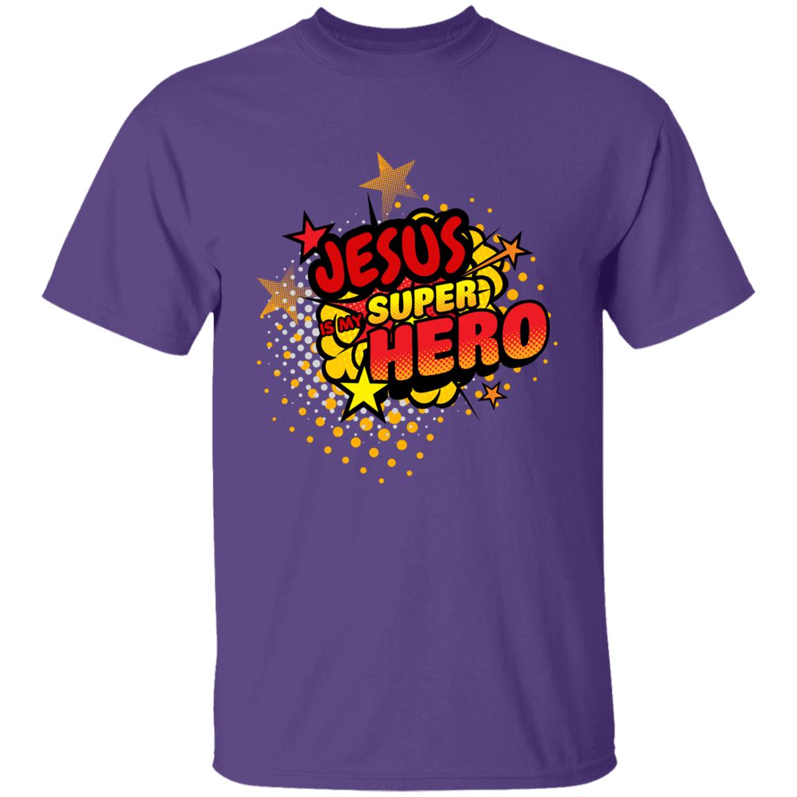 Jesus is my Super Hero | Youth 100% Cotton T-Shirt