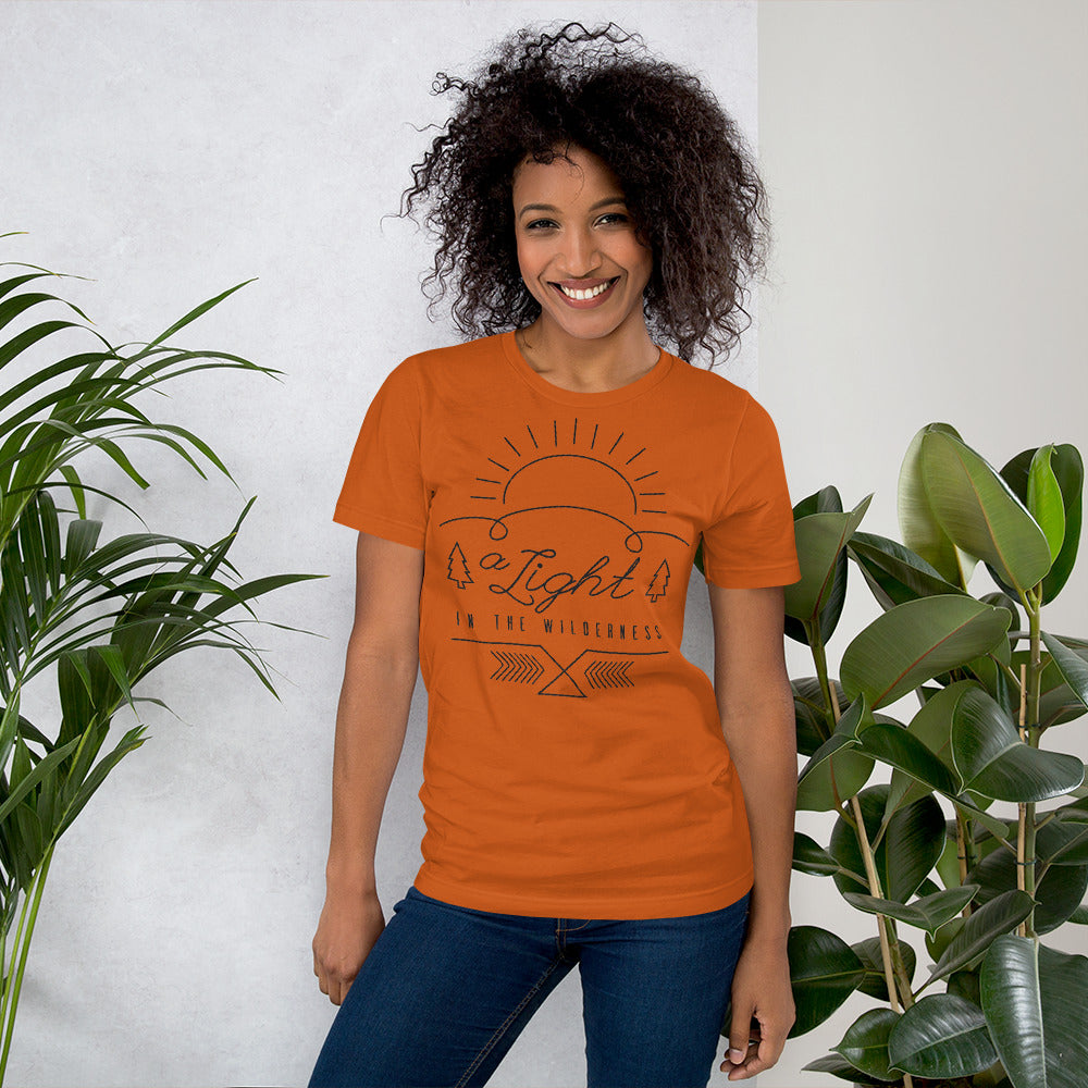 Light in the Wilderness | Girls Camp | Youth Activity | t-shirt