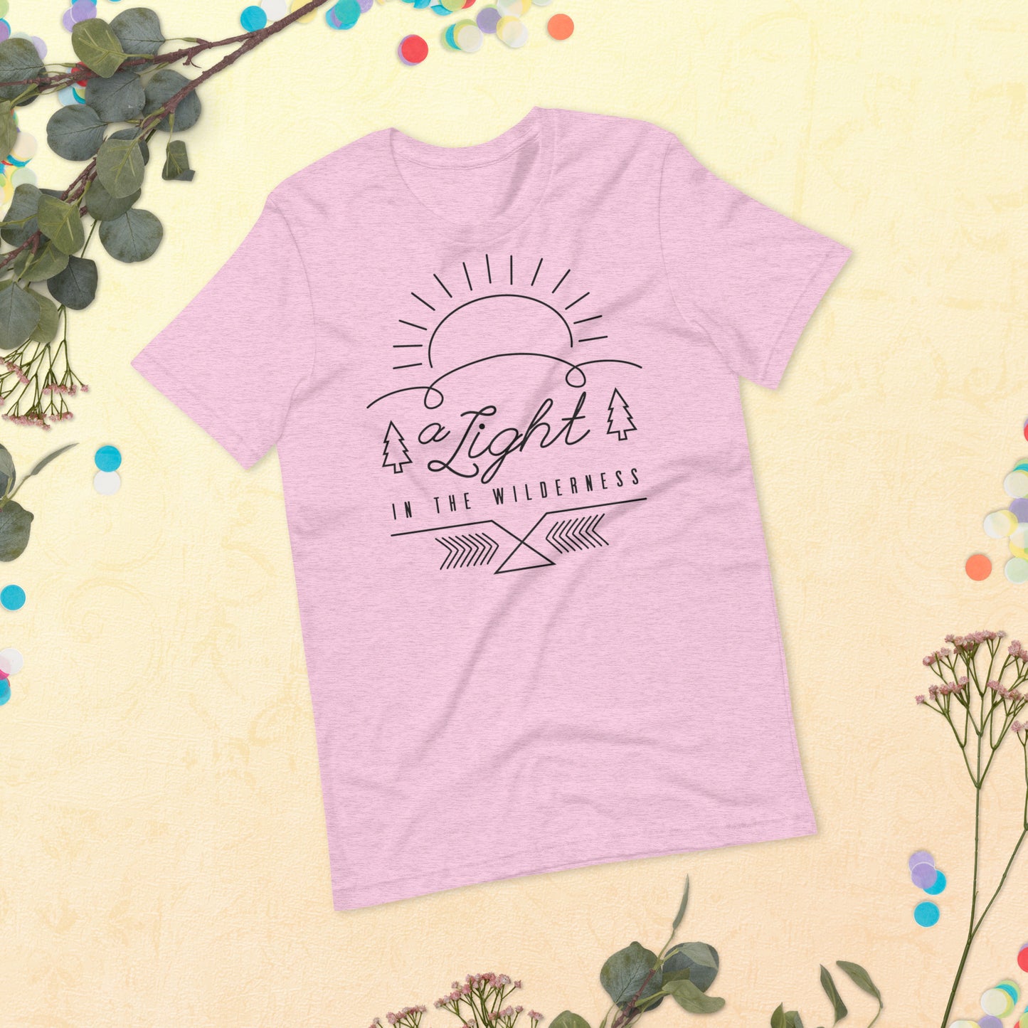 Light in the Wilderness | Girls Camp | Youth Activity | t-shirt