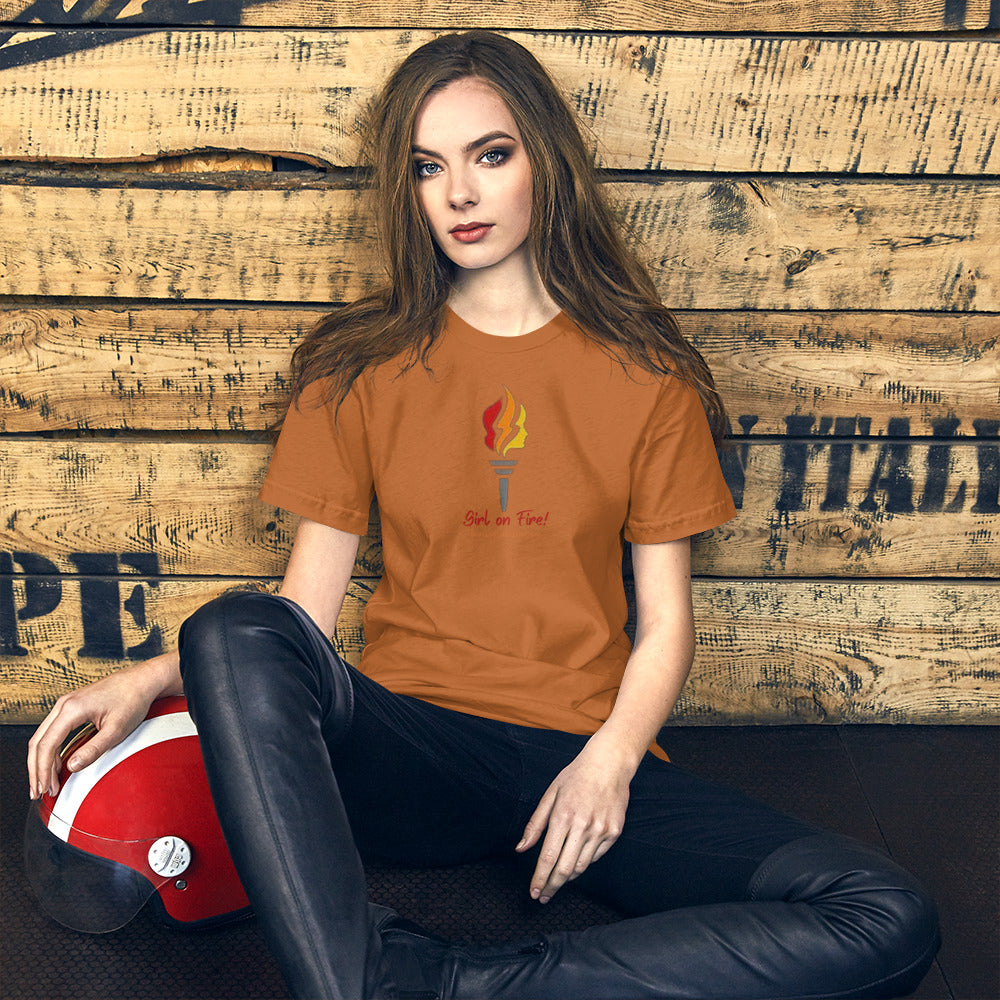 Girl on Fire | Camp| t-shirt