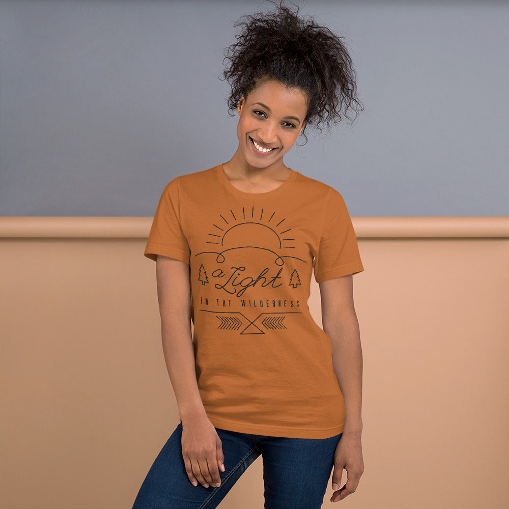 Light in the Wilderness | Girls Camp | Youth Activity | t-shirt