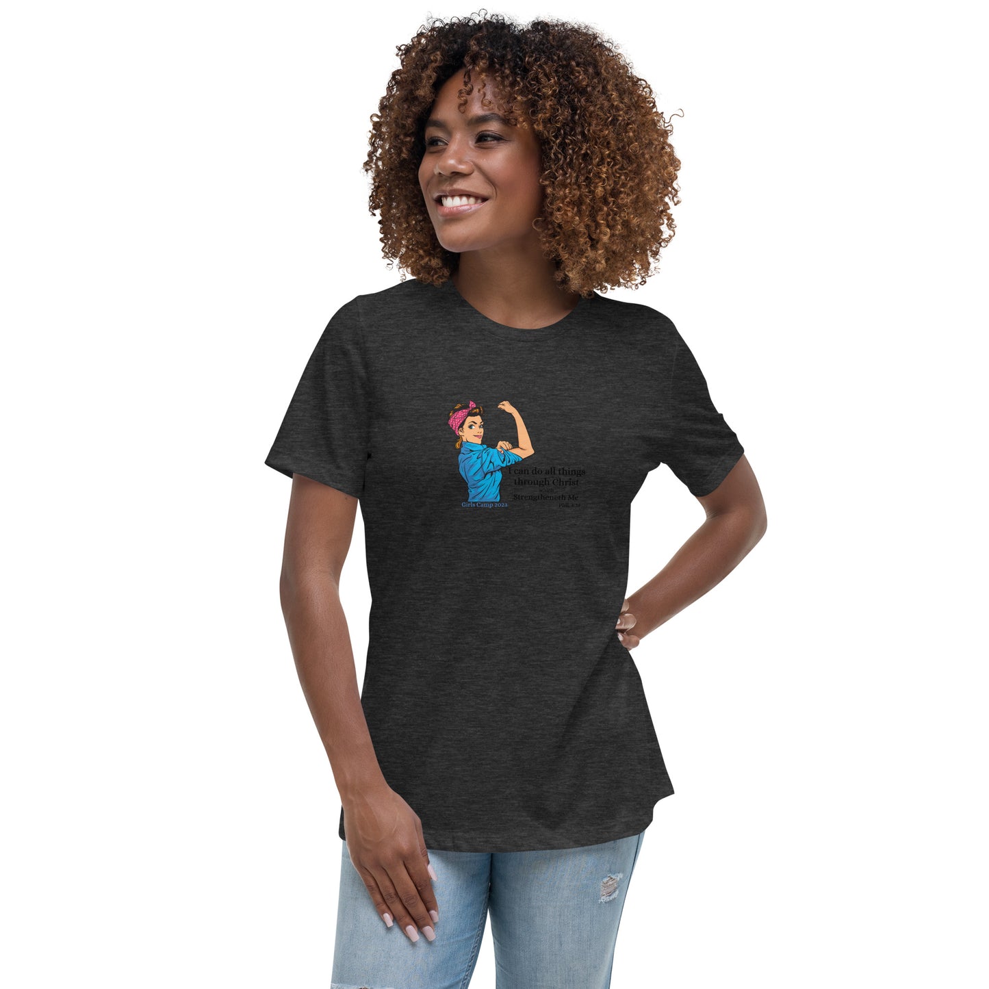 I can do all things through Christ | Vintage Rosie | Women's Relaxed T-Shirt