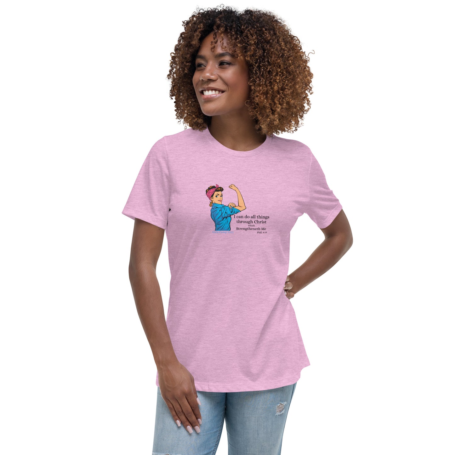 I can do all things through Christ | Vintage Rosie | Women's Relaxed T-Shirt