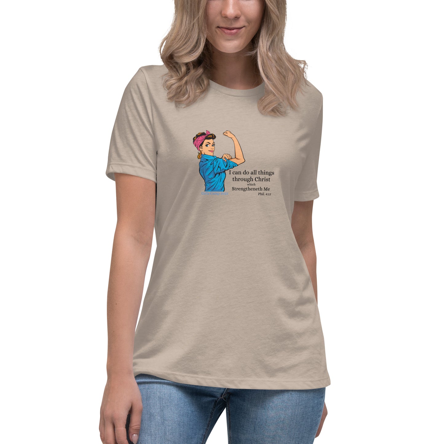 I can do all things through Christ | Vintage Rosie | Women's Relaxed T-Shirt