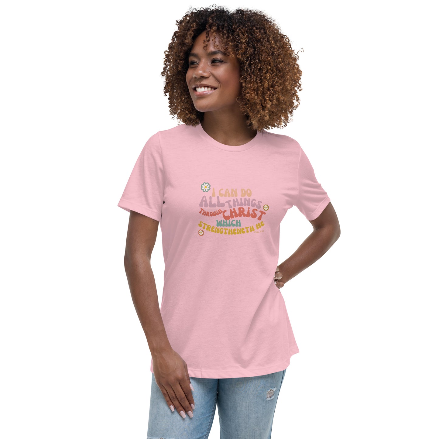 I can do all things through Christ | Retro Vintage | Women's Relaxed T-Shirt